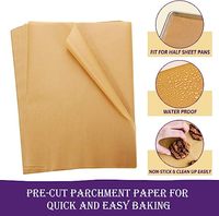 Papier Kraft en Feuille Pâte de Bois Papier Artisanal Enduit de Silicone Vierge Graissable