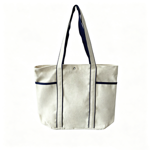 Sac fourre-tout en toile personnalisé OEM avec logo, grand sac de courses réutilisable, logo personnalisé - Product Image 6