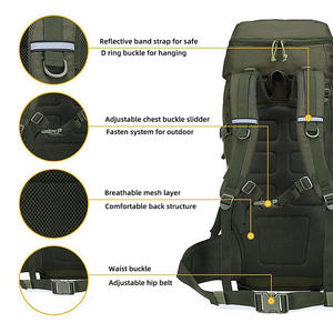 Brand Hiking Rucksack Wasserdichter Rucksack 50L Outdoor Sport Daypack Overnight Camouflage Tactical <span class=keywords><strong>Backpack</strong></span> mit großer Kapazität - Product Image 3