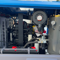 Compresseur d'air mobile diesel portable à vis 350/315FM 8bar 10bar 97KW pour la construction et le forage