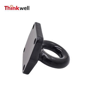 Vente en gros <span class=keywords><strong>anneau</strong></span> de pincement de Lunette de remorque en acier forgé peint noir de 3 pouces - Product Image 5