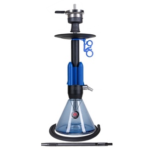 Rocket Shisha Venta superior Alta calidad Negro Acero inoxidable <span class=keywords><strong>Amy</strong></span> <span class=keywords><strong>Deluxe</strong></span> Hookah Narguile Shisha Fumar Set Hookah - Product Image 6