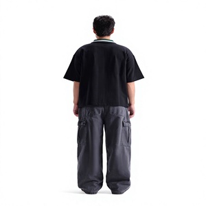 Camiseta de Manga Corta para Hombre ELYSIAN INDUSTRIES, Color Azul Marino, Tejido de Punto, Diseño Casual Transpirable, Corte Regular, Algodón - Product Image 2