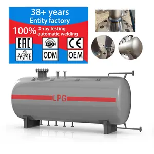 CJSE marka 5m3-200m3 LPG gaz santrali veya LPG silindir dolum makinesi zemin LPG depolama tankı