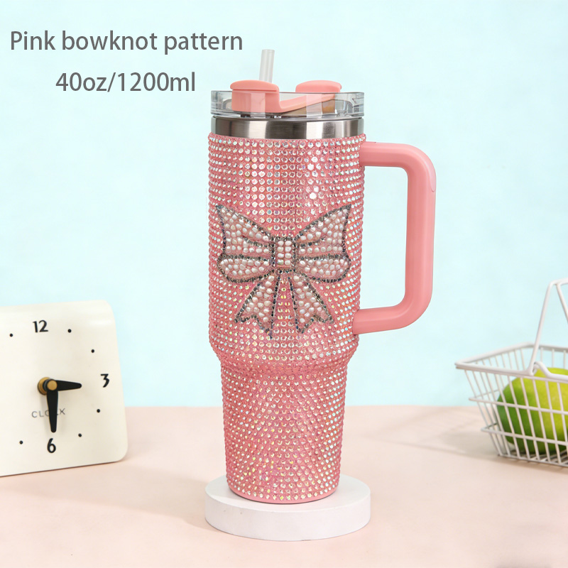 Patrón de lazo rosa