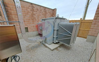 Transformateur de sous-station 2000 kVA 33 kV à enroulement en aluminium immergé dans l'huile, extérieur