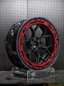Cerchi in Lega di Alluminio Forgiato CF Personalizzati Multi-razze 20 21 22 23 24 Pollici Rossi e Neri per Retrofit/Aggiornamento BMW - Product Image 4