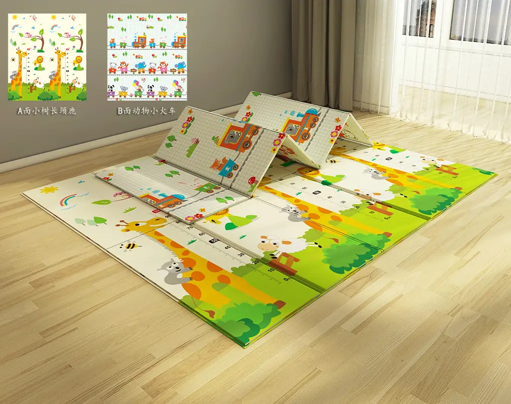 Vente en gros XPE bébé tapis de jeu en mousse tapis de jeu éducation extérieur ramper tapis non toxique