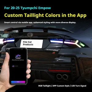 FT Car <b>Lights</b> for Trumpchi Empow RGB Taillights 2021-2025 LED Rear Bumper <b>Light</b> Dynamic Turn Signal <b>Light</b> Tail Lamp Assembly - Product Image 4