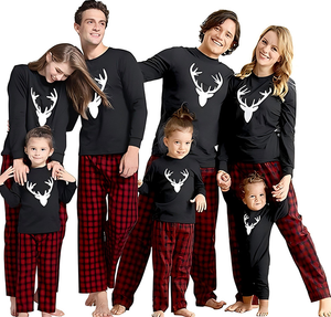 Family Woman <strong>Christmas</strong> <strong>Pajamas</strong> <strong>Maternity</strong> Family Matching <strong>Christmas</strong> Outfits Bamboo Mom <strong>Pajamas</strong> and Kids <strong>Pajama</strong> Set - Product Image 6