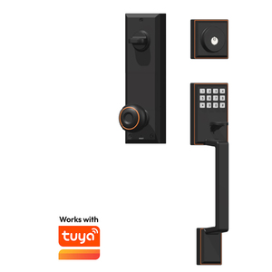 <b>Smart</b> Home Products Front Door <b>Locks</b> Keyless Entry Door <b>Lock</b> Deadbolt With Handle for Home D-L90 Fingerprint <b>Smart</b> Door <b>Lock</b> - Product Image 3