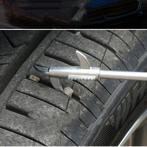 Gancho de Limpieza para Neumáticos de Coche, Multifuncional, Limpiador de Ranuras, Removedor de Piedras Rotas, Herramienta de Reparación de Coches, Destornillador - Product Image 4