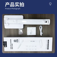Lampe de bureau LED intelligente pliable, alimentée par USB, commande tactile, protection des yeux pour étudiants en dortoir, multifonctionnelle, cadeau de vacances