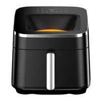 Friteuse à air numérique multifonction 10L 1800W, four électrique sans huile avec menus prédéfinis pour la cuisson, la rôtissage et la déshydratation