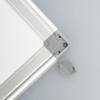 Tableau blanc miniature Madic pour l'école et le bureau, cadre en alliage d'aluminium, effaçable à sec, magnétique, écologique, pour la maison et les enfants, avec effaceur + stylo