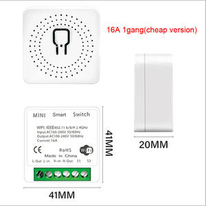 Tuya WiFi inteligente hogar DIY pared 1 Gang 2 Gang 3/4 Gang Módulo de interruptor de luz de 2 vías funciona con Alexa google home e IFTTT - Product Image 5