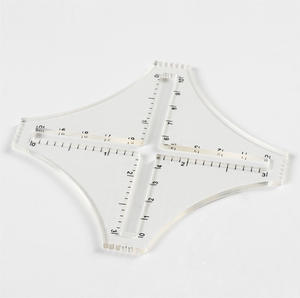BEN YEDD Compteur de mailles en plastique transparent, calculateur de points, règle, accessoire de couture - Product Image 5