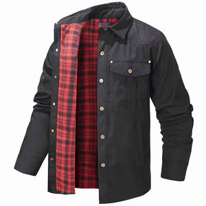 <span class=keywords><strong>Giacca</strong></span> Casual con Risvolto a Quadri Stile Vintage Western - Product Image 3