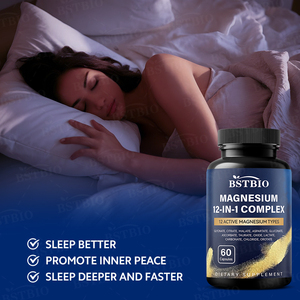 BSTBIO OEM/ODM Suplementos <span class=keywords><strong>de</strong></span> complejo <span class=keywords><strong>de</strong></span> <span class=keywords><strong>magnesio</strong></span> con <span class=keywords><strong>citrato</strong></span> <span class=keywords><strong>de</strong></span> glicinato 12 en 1 Cápsulas <span class=keywords><strong>de</strong></span> <span class=keywords><strong>magnesio</strong></span> - Product Image 4