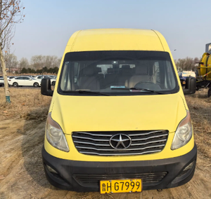 Voiture de tourisme minibus MPV <span class=keywords><strong>fourgon</strong></span> JiangHuai d'occasion jaune 2014, quatre roues, 14-15 places - Product Image 4