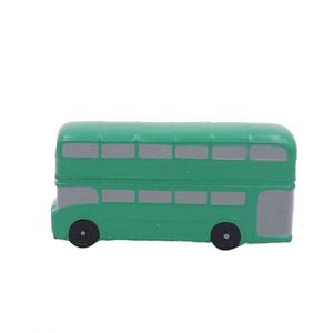Balle anti-stress en mousse PU de haute qualité, personnalisée en usine, avec logo imprimé, en forme de bus à deux étages, unisexe, pour enfants - Product Image 4