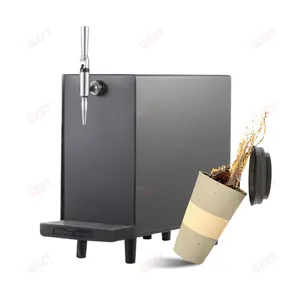 10 tazas/Min Cold Brew Nitro Coffee Dispenser Machine Commercial Cold Brew Coffee Maker con sistema de extracción de nitrógeno incorporado