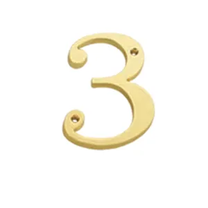 Door Numbers Plaques 4 zinc alloy Hotel House Address Plaque Digits Plate Signs Street Numbers