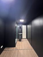 Maison conteneur préfabriquée extensible moderne de 40 pieds, spacieuse, 3 chambres, avec cuisine et salle de bain