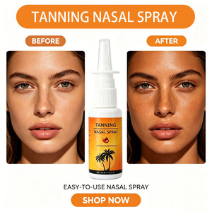 Spray Nasal <span class=keywords><strong>Acelerador</strong></span> de <span class=keywords><strong>Bronceado</strong></span> 5X Fuerte con Etiqueta Personalizada, 30ml, Líquido Orgánico para un Bronce Oscuro Intenso - Product Image 2