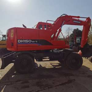 Excavadora de Ruedas Usada Doosan DH150W-7, Mini Excavadora Usada Doosan EPA, Excavadora de Ruedas Usada de Segunda Mano Doosan DH150W-7 - Product Image 6