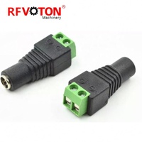 Adaptateur de prise de courant continu mâle 5.5*2.1mm RF mâle femelle prise banane pour Nakamichi connecteur de prise cc en vrac/adaptateur DJ