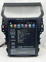 Autoradio Android de style Tesla 12,1 pouces, montage sur tableau de bord, navigation GPS, CarPlay pour lecteur DVD pour Ford Explorer 2014-2019