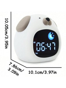 Hot sale children get up mini smart design alarm <strong>clock</strong> <strong>white</strong> noise sounds machine night light ring sound alarm <strong>clock</strong> for kids - Product Image 6