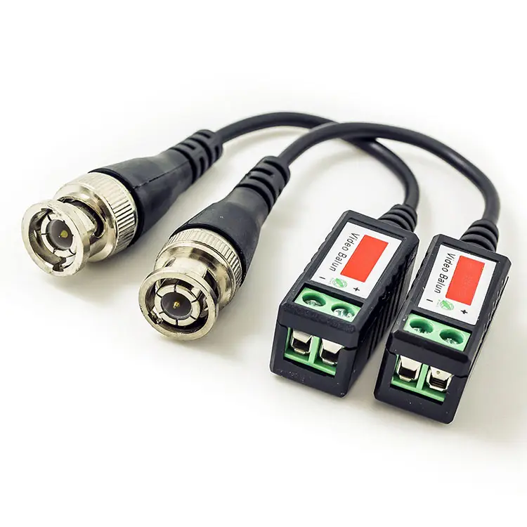 Network Monitoring CCTV Camera Ahd/Cvi/Tvi Hd Analog Coaxial Twisted Passive Video Balun Pair Transmitter