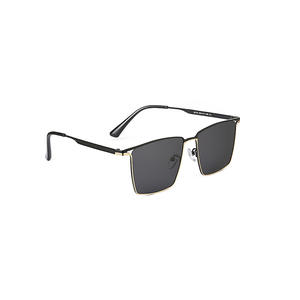 KJ-3175 Gafas de sol polarizadas para hombre, montura metálica negra, protección UV400 para pesca, conducción, excursiones, protección solar - Product Image 5