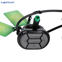 Écran LCD Superbsail OUXI GT2000 avec NFC 48V-US pour pièces de vélo électrique, accessoires de vélo de montagne tout-terrain, remplacement