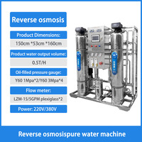 Système de filtres à eau par osmose inverse JuJin 500lph Ro purificateur d'eau Machine de traitement équipement pour la purification de l'eau potable