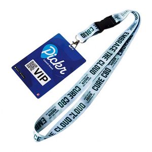 Carte d'identité professionnelle en PVC personnalisée avec logo publicitaire pour événements, tournois de plage, passe backstage, vente en gros, avec cordon en nylon - Product Image 3