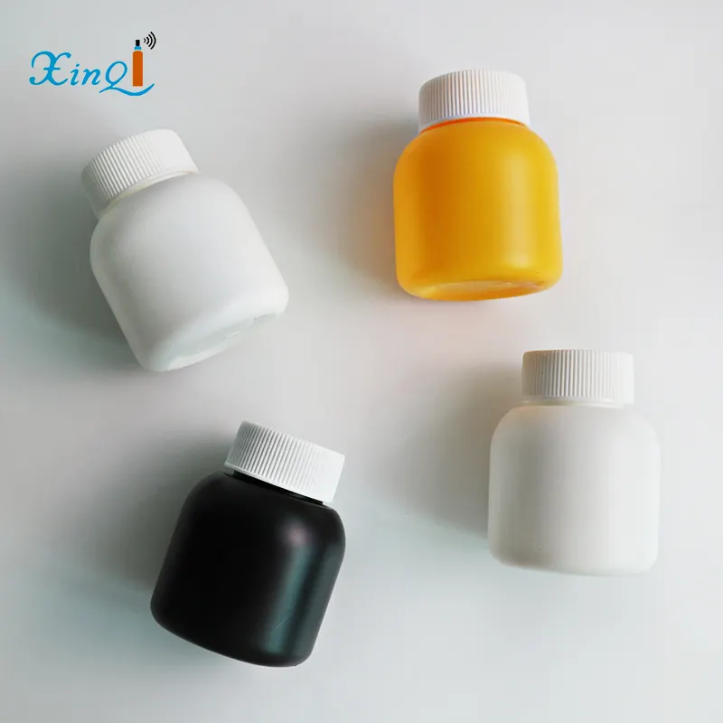 Botol Plastik Mulut Lebar Botol Plastik PE 80Ml Kustom Shenzhen Botol Produk Kesehatan Kemasan Makanan