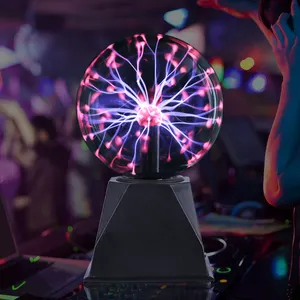 Sphère statique boule de plasma nouveauté Magic Touch Lamp avec lumière plasma électrique pour fêtes et cadeaux Meilleure vente Amazon