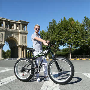 Bicicleta <span class=keywords><strong>de</strong></span> montaña con suspensión completa <span class=keywords><strong>de</strong></span> neumáticos gruesos 4,0 <span class=keywords><strong>de</strong></span> 26 pulgadas superventas para adultos, palanca <span class=keywords><strong>de</strong></span> cambios <span class=keywords><strong>de</strong></span> aleación, bicicleta híbrida <span class=keywords><strong>de</strong></span> 21 velocidades, la mejor clasificada - Product Image 5