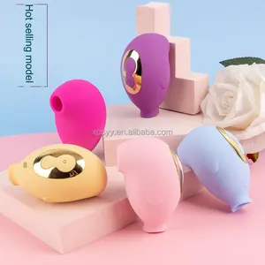 Hot selling 2 in 1 clitoral oral sucking tongue love egg masturbation tool penguin shape clits licking for women