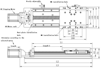 Actuador Lineal LYKR250, Plataforma Lineal Eje Z, Plataformas Lineales XYZ