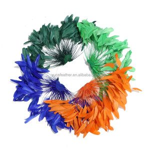 Piume di Gallo Tinte Premium all'Ingrosso, Applicazioni <span class=keywords><strong>per</strong></span> Costumi di Carnevale, Copricapo da Showgirl e Progetti Fai-da-Te - Product Image 4