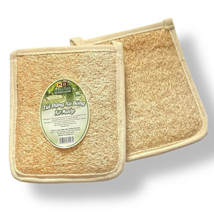 Bolsa de jabón de lufa natural, bolsa de jabón de lufa 100% orgánica para ducha y baño, funda exfoliante para jabón - Product Image 4