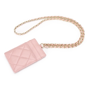 Cartera de Regalo al por Mayor, Diseño Personalizado con Foto, Tarjetero de Cuero Vacuno de Lujo con Cadena Metálica para Tarjetas de Visita - Product Image 5