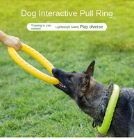 Jouet à mâcher multifonctionnel et écologique pour chien avec anneau de traction, idéal pour l'entraînement des animaux de compagnie - Prix de gros