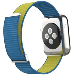 Bracelet à boucle en nylon Tschick pour Apple Watch <span class=keywords><strong>7</strong></span> 45mm 41mm Bracelet sport à double section pour IWatch 6 5 4 SE 44mm 42mm 40mm - Product Image 6