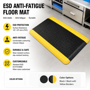 Leenol Manufacturer Low <strong>Price</strong> Anti Fatigue Floor <strong>Mat</strong> ESD Industrial Rubber <strong>Mat</strong> Flooring For Warehouse - Product Image 4