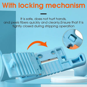 อุปกรณ์ปอกสายไฟเบอร์ออฟติคอล FTTH ขนาด1.9-3.0มม. เครื่องมือเข้าใช้ MSAT-5หลวมบัฟเฟอร์ท่อสาย AUA-05ตามยาว - Product Image 5